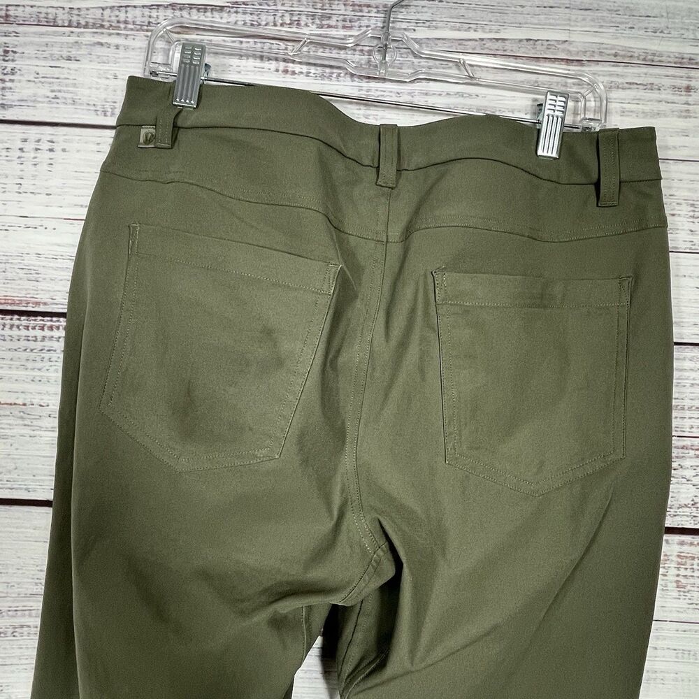 Lululemon ABC 5-Pocket Pants Men 31 x 28 Green Slim Fit Stretch Warpstreme Taper